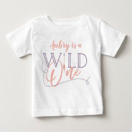 Wild 1 1. erster Geburtstag Baby T-shirt