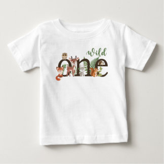 Wild 1. Geburtstag Woodland Tiere T - Shirt