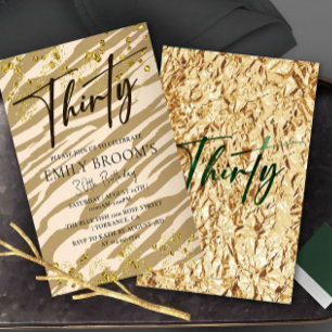 Wild 30. Geburtstag Einladung