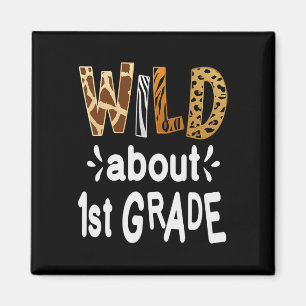 Wild About 1. Klasse Willkommen Byck Zur Schule Er Magnet