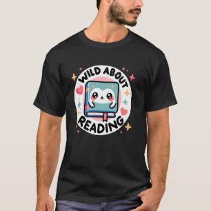Wild About Reading Englischlehrer Grundschule Gram T-Shirt
