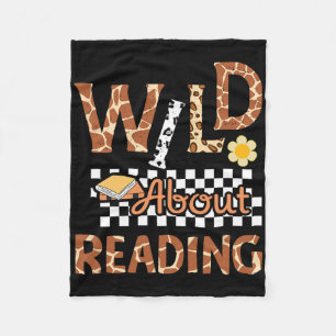 Wild About Reading Lehrer liest Bücher zurück zur Fleecedecke