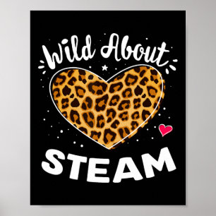 Wild About Steam Leopard Squad Stem Byck Zur Schul Poster