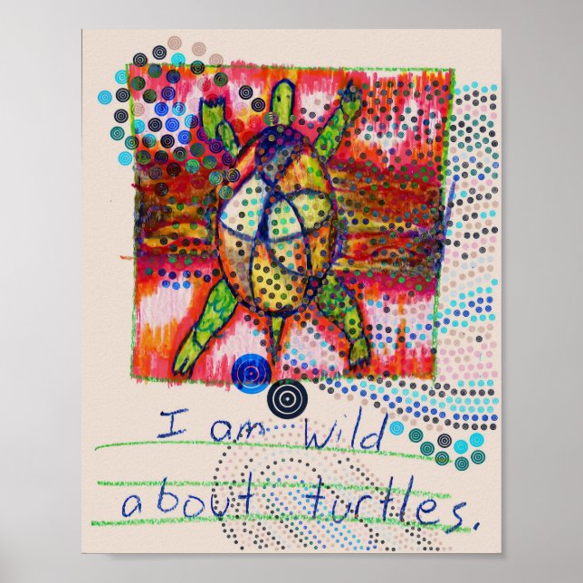 Wild About Turtles 8 x 10 Poster oder Download (Vorne)