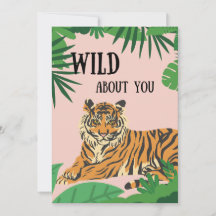 Wild About You Dschungel Tiger Valentinstag