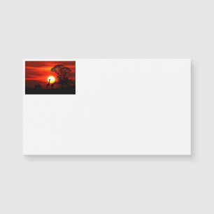 Wild Africa Business Cards Magnetkarte