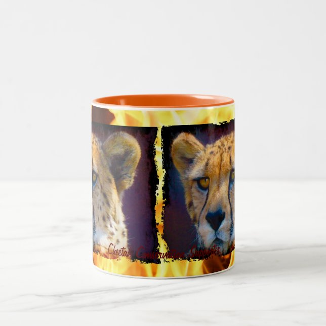 Wild Africa Tierfreunde Big Five Zweifarbige Tasse (Mittel)