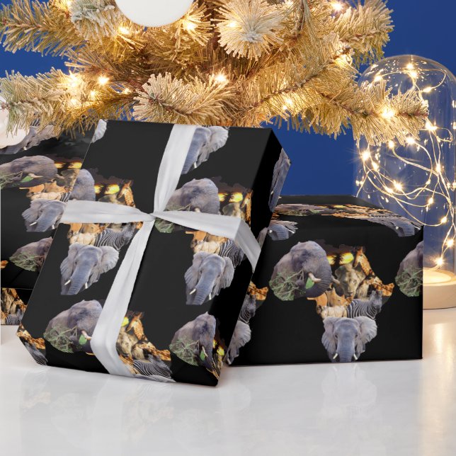 Wild Africa Wrapping Paper Geschenkpapier (Feiertage)