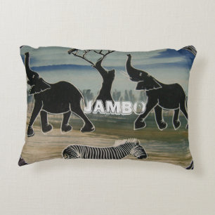 Wild African personalisiert Jumbo Art Design Dekokissen