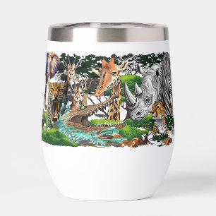 Wild afrikanische Savanna Tiere