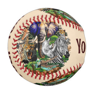 Wild afrikanische Savanna Tiere Baseball