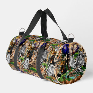Wild afrikanische Savanna Tiere Duffle Bag