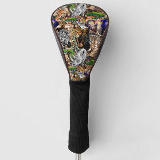 Wild afrikanische Savanna Tiere Golf Headcover