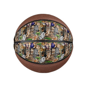 Wild afrikanische Savanna Tiere Mini Basketball