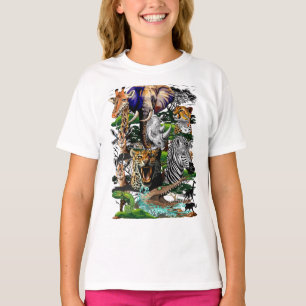 Wild afrikanische Savanna Tiere T-Shirt