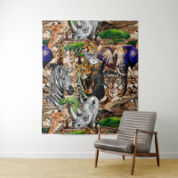 Wild afrikanische Savanna Tiere
