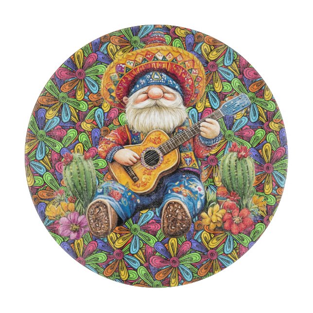 Wild an Hippy Schneidebrett (Vorderseite)