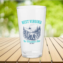 Wild and Scenic West Virginia State Pride Glas