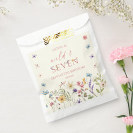 Wild and Seven Wildflower 7th Birthday Party Geschenktütchen