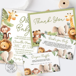 Wild Animal Books for Baby Enclosure Card Begleitkarte