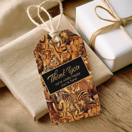 Wild Animal Collage Bachelorette Vielen Dank, ID11 Geschenkanhänger