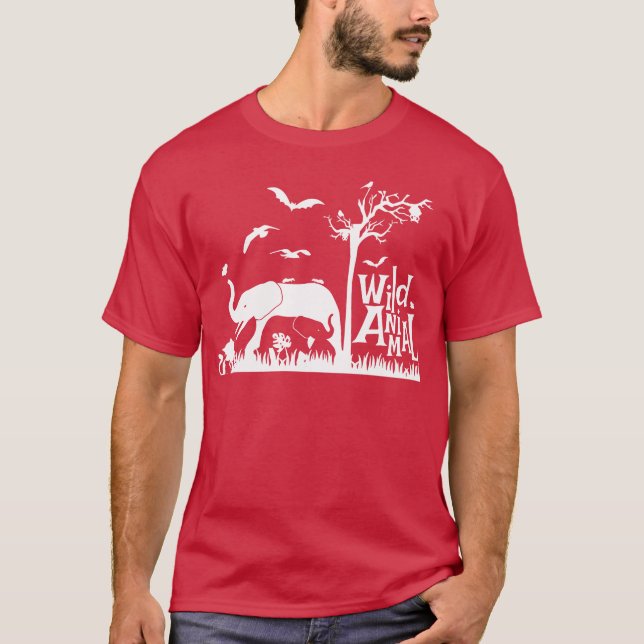 Wild Animal family T-Shirt (Vorderseite)
