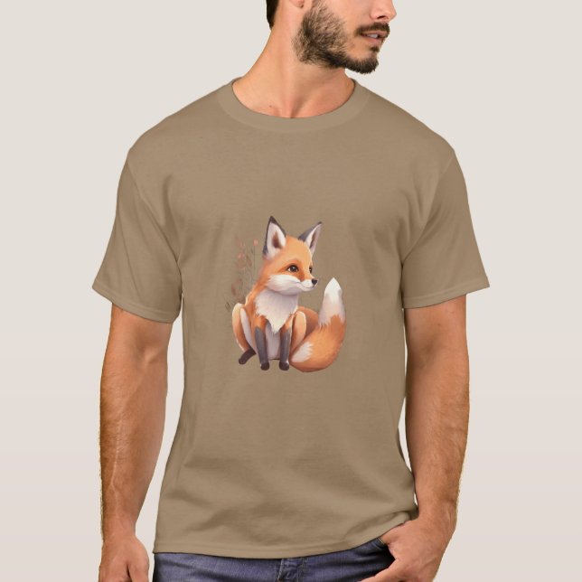Wild Animal Fans Cute Vulpes Animal Lover friends T-Shirt (Vorderseite)