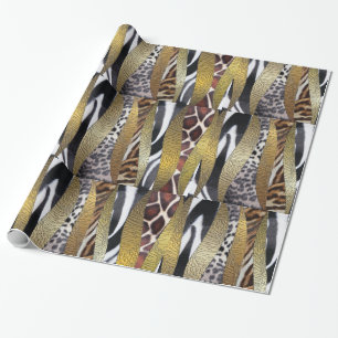 Wild ANimal Print Abstrakt Wrapping Paper Geschenkpapier