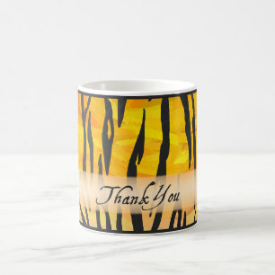 Wild Animal Tiger Strip Vielen Dank Tasse