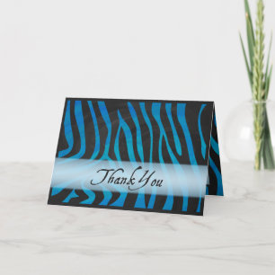 Wild Animal Zebra Vielen Dank Dankeskarte