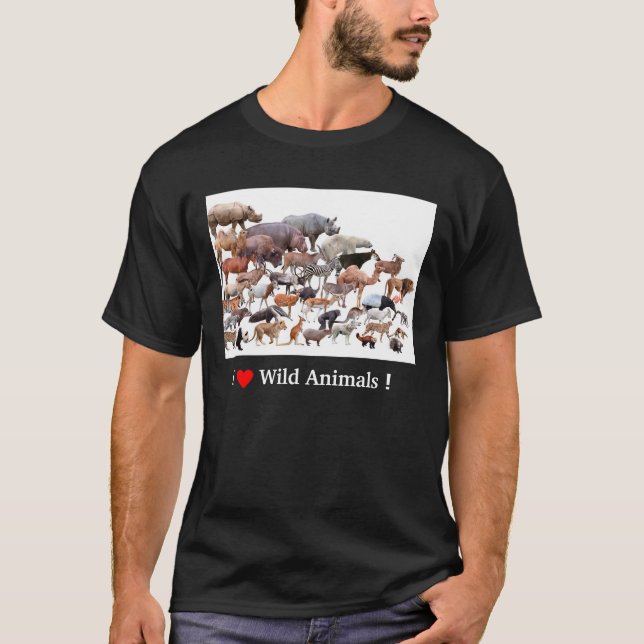 Wild Animals T-Shirt (Vorderseite)