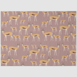 Wild Antelope Animal Pattern Seidenpapier