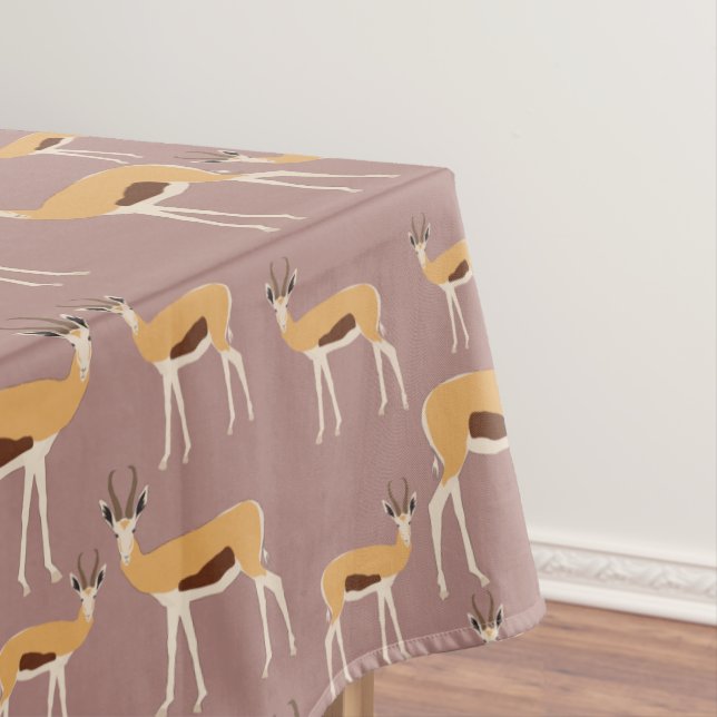 Wild Antelope Animal Pattern Tischdecke (Beispiel)