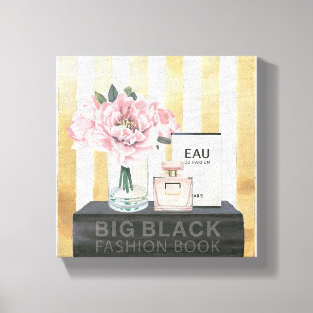 Wild Apple | Big Fashion Book - Strichen Leinwanddruck (Vorderseite)