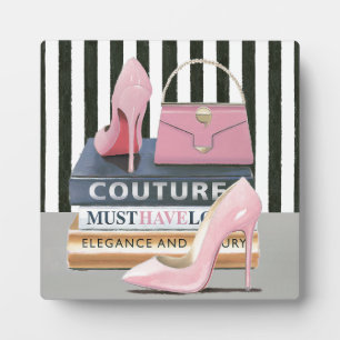 Wild Apple Couture Streifen - Schuhe und Beutel Fotoplatte