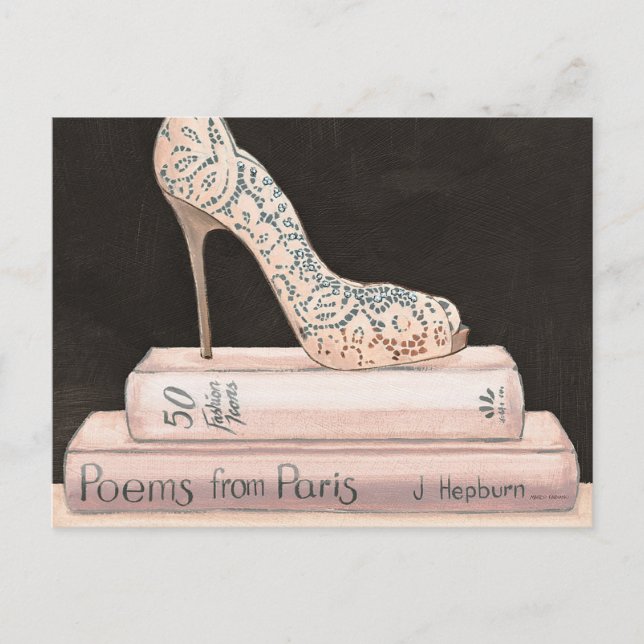 Wild Apple | Elegante High Heel Mode Postkarte (Vorderseite)
