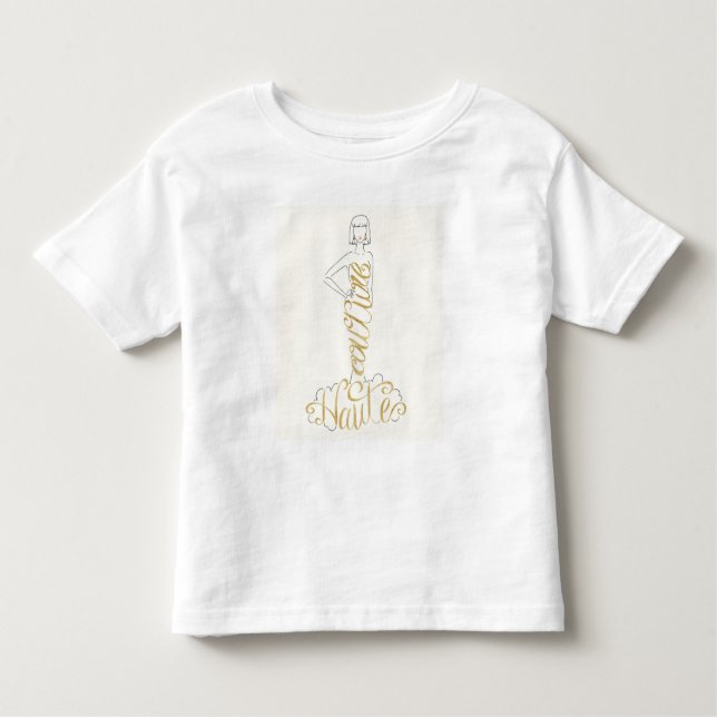 Wild Apple | Stilvolle Redewendungen - Couture Hau Kleinkind T-shirt (Vorderseite)