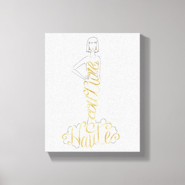 Wild Apple | Stilvolle Redewendungen - Couture Hau Leinwanddruck (Vorderseite)