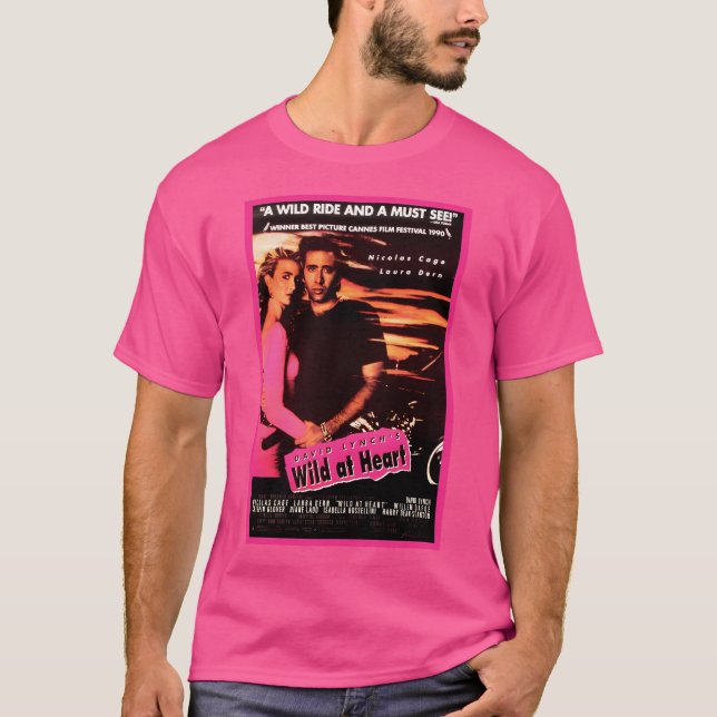 Wild at Heart - Nicholas Cage Laura Dern Poster T-Shirt (Vorderseite)