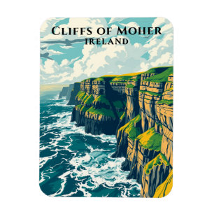 Wild Atlantic Way Ireland Cliffs of Moher Magnet