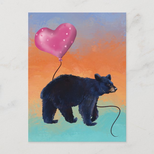 Wild auf dich postkarte (Vorderseite)