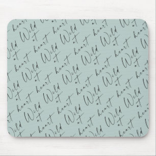 Wild auf Herz-Licht-Ebene Mousepad