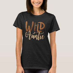 Wild Auntie Zoo Geboren Wild Geburtstag Safari Jun T-Shirt