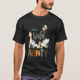 Wild Aunty Zoo Geboren Wild 2. Geburtstag Safari J T-Shirt