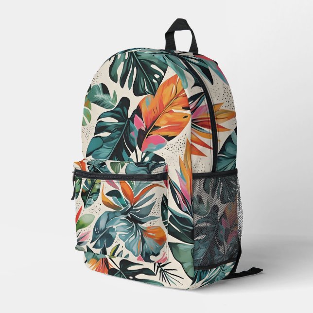Wild Aura Bedruckter Rucksack (Rückseitige Ecke Rechts)