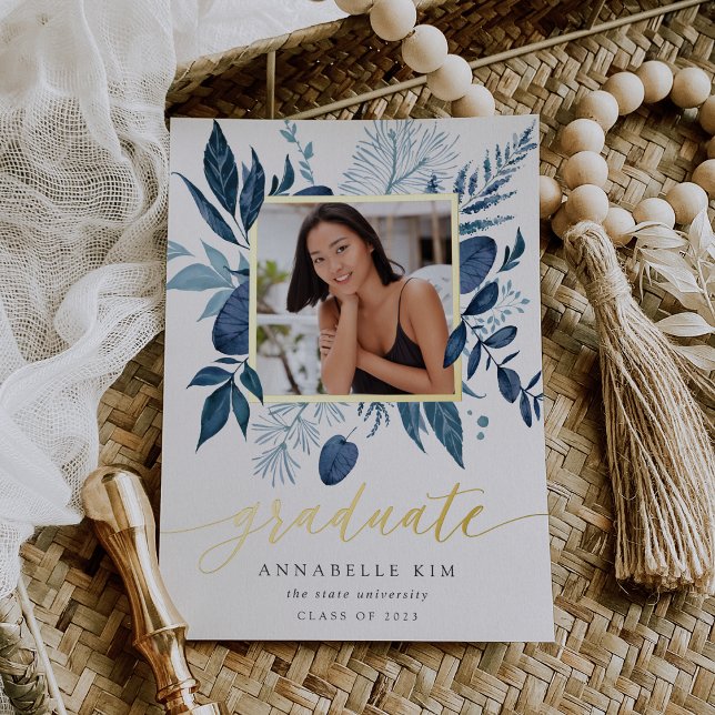 Wild Azure Foil Foto Abschluss Ankündigung (Von Creator hochgeladen)