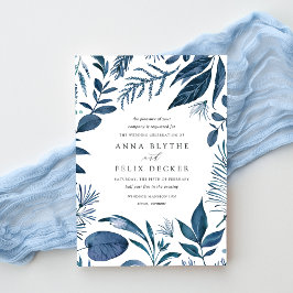 Wild Azure Wedding Einladung