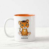 Wild Baby Tiger Animal Cartoon