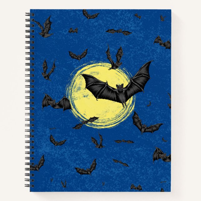 Wild Bat Swarm Notizbuch (Vorderseite)