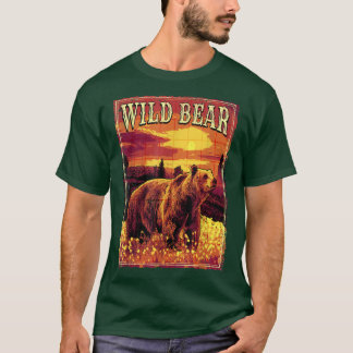 Wild bear in nature  T-Shirt